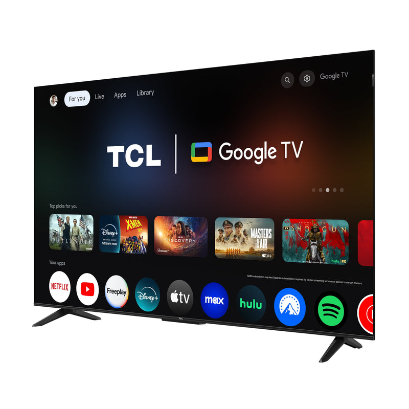 TCL 50" Q Series (NEW 2025) 4K UHD HDR QLED Smart TV with Google TV -Dolby Vision, Dolby Atmos, Motion Rate 120, HDR 10+, Auto Game Mode - 50Q51K-12