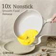 Carote Non Stick Pots and Pans Set, 21 Pcs Induction Kitchen Cookware Sets (Beige Granite)-3