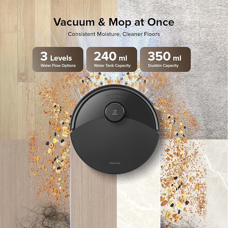 Q8 Max Robot Vacuum and Mop Cleaner, DuoRoller Brush, 5500Pa Strong Suction, Lidar Navigation, Obstacle Avoidance, Multi-Level Mapping, Perfect for Pet Hair-6