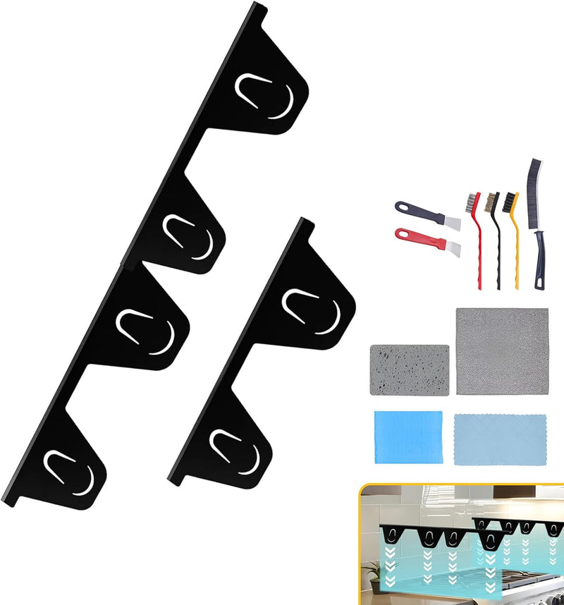 2-Pack Stainless Steel Stove Gap Covers & Countertop Gap Filler for Electric Stove/Oven | Adjustable Length 13.827.5 (35-70cm) | Heat-Resistant Stove and Countertop Gap Protector, Easy Clean & Durable-4