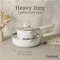 Carote Non Stick Pots and Pans Set, 21 Pcs Induction Kitchen Cookware Sets (Beige Granite)-2