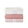 Better Homes & Gardens 4 Piece Waffle Kitchen Towel, Old Rose-1
