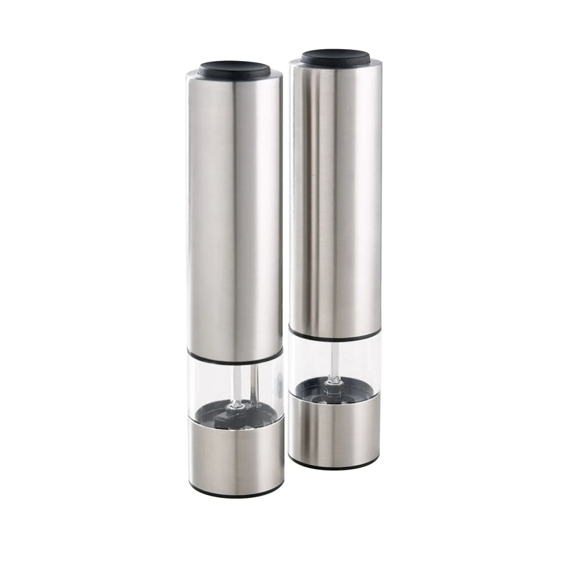 Nexgenics Electric Stainless Steel Salt and Pepper Grinder Set of 2-3