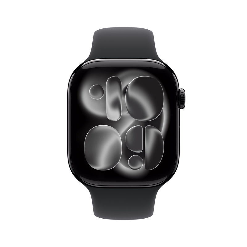 Apple Watch Series 11 GPS 46mm Jet Black Aluminum Case with Black Sport Band - M/L-2