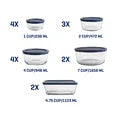 Anchor Hocking Glass Food Storage Containers with Lids, 30 Piece Set