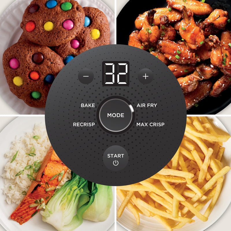 Ninja Crispi 4-in-1 Glass Air Fryer, 4 Qt & 6 Cup Containers, Designed Non-Toxic, Sage FN101SG-74